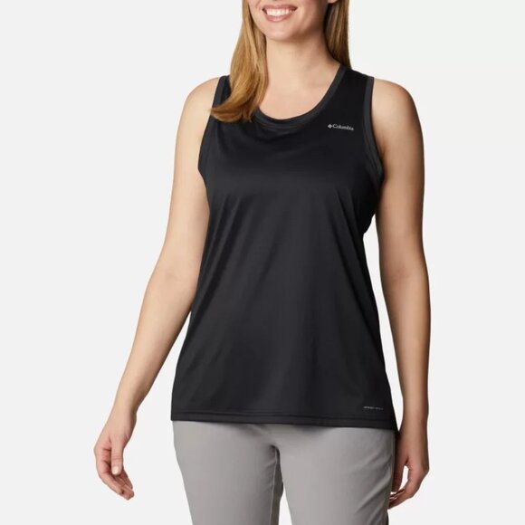 COLUMBIA HIKE TANK WOMENS BLACK SIZE 2X - Picture 1 of 5